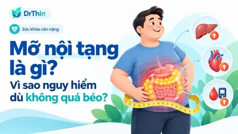 Mỡ nội tạng là gì? Vì sao nguy hiểm dù không quá béo?